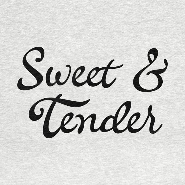 Sweet and Tender Text White by PallKris